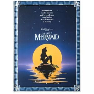 Disney The Little Mermaid Film Poster Journa